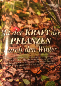 Erste Seite Bericht Naturlust Mit der Kraft der Pflanzen durch den Winter